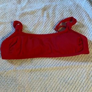 Red Bathing suit top
